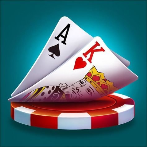 Kartu dibagikan di meja Caribbean Stud Poker