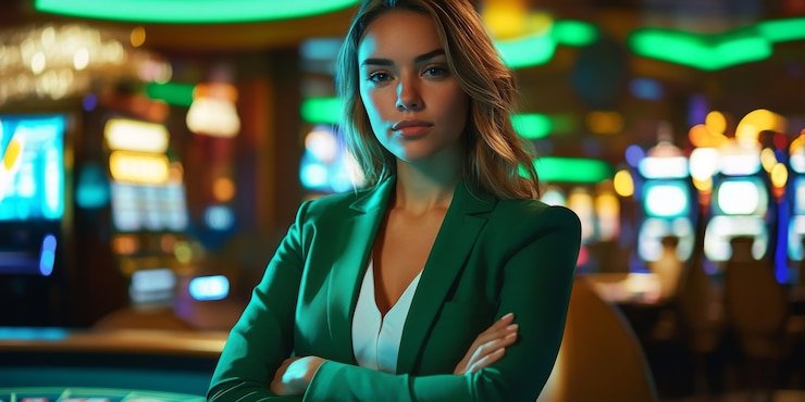 Tampilan layar blackjack di aplikasi emas168